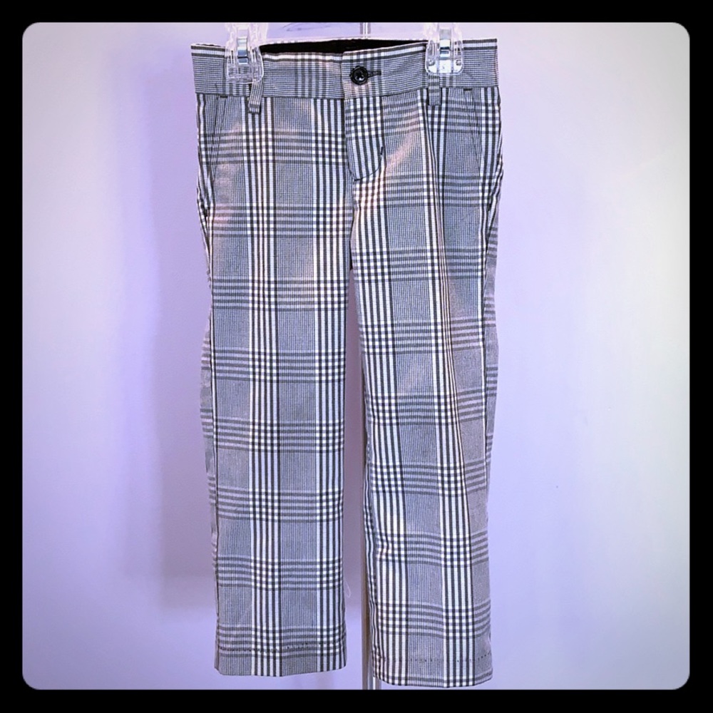 Plaid dress pants